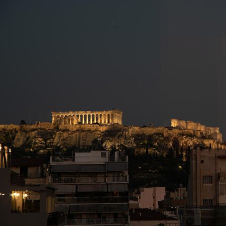 Apartamento Stunning Acropolis View - 500M Metro - At Historical Center Atenas Exterior foto